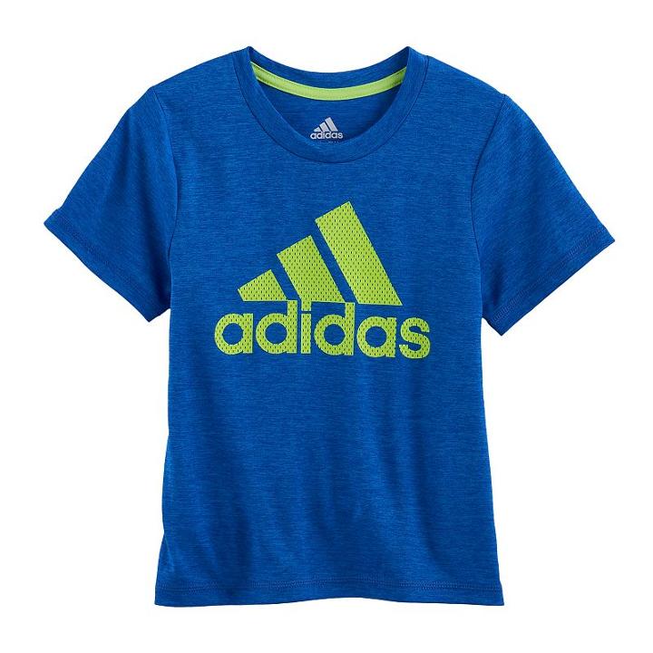 Boys 4-7x Adidas Space-dye Graphic Tee, Size: 6, Brt Blue