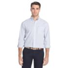 Men's Izod Premium Essentials Slim-fit Stretch Button-down Shirt, Size: Large, Blue
