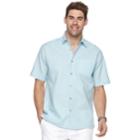 Men's Havanera Solid Button-down Shirt, Size: Xxl, Blue (navy)