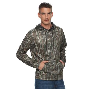 Men's Real Tree Trek Fleece Pull-over Hoodie, Size: Large, Dark Brown