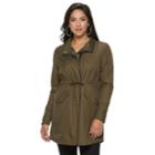 Women's Jennifer Lopez Studded Anorak Jacket, Size: Medium, Med Brown