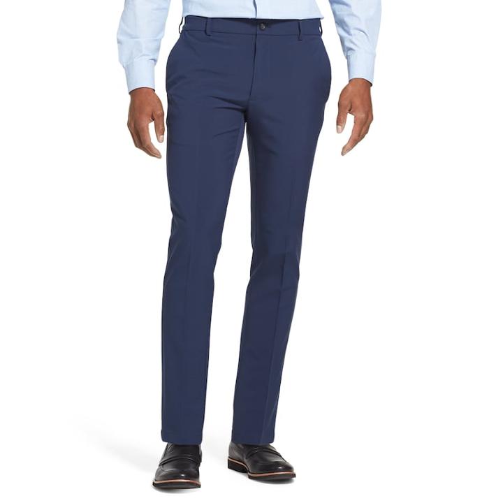 Big & Tall Van Heusen Flex 3 Slim Tall Dress Pants, Men's, Size: 38x38, Blue
