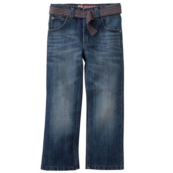 Boys 4-7x Lee Slim-straight Jeans, Boy's, Size: 7 Slim, Blue