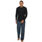 Men's Hanes Ultimate X-temp Waffle-weave Henley, Size: Xl, Black
