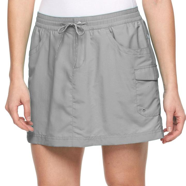 Women's Columbia Amberley Stream Cargo Skort, Size: Xl, Dark Grey