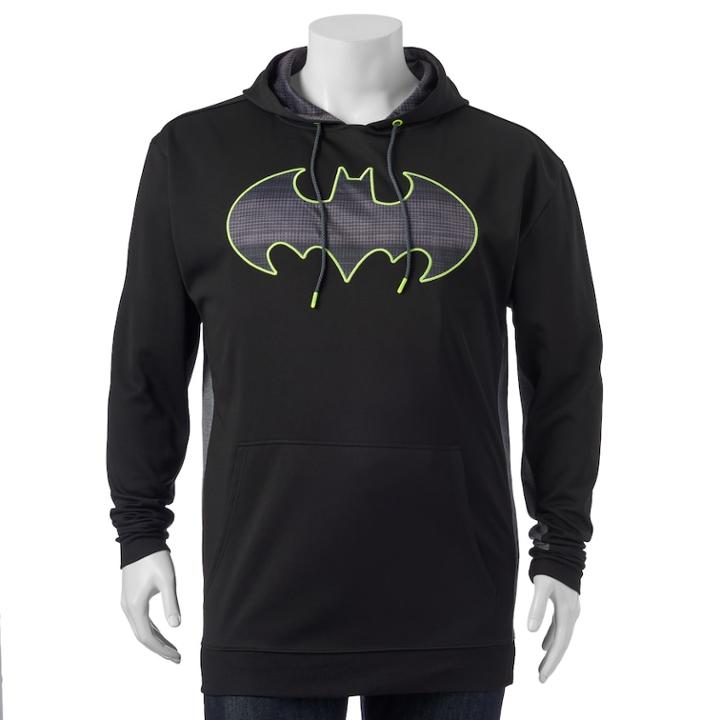 Big & Tall Dc Comics Batman Graphic Fleece Hoodie, Men's, Size: 4xb, Black