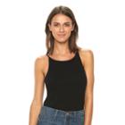 Women's Rock & Republic&reg; Ribbed Bodysuit, Size: Xl, Black