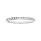 Boston Bay Diamonds 14k White Gold 1/5 Carat T.w. Igl Certified Diamond Wedding Ring, Women's, Size: 6