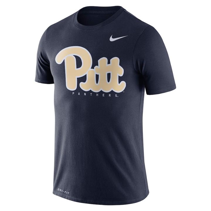 Men's Nike Pitt Panthers Facility Tee, Size: Large, Blue (navy)