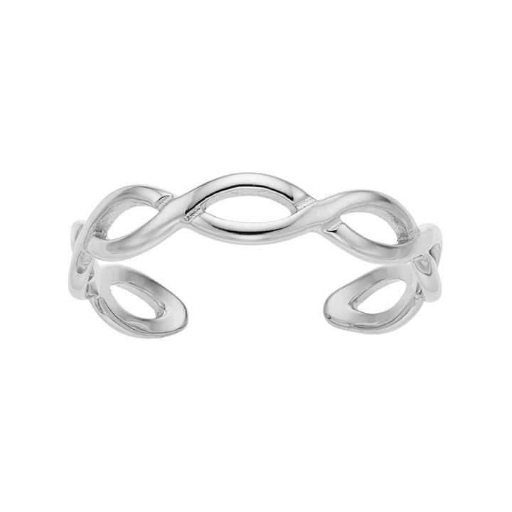 Sterling Summer Crisscross Toe Ring, Women's, Silver