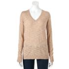 Women's Sonoma Goods For Life&trade; V-neck Sweater, Size: Xs, Med Beige