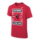 Boys 8-20 Nike Rutgers Scarlet Knights Football Tee, Size: S 8, Red