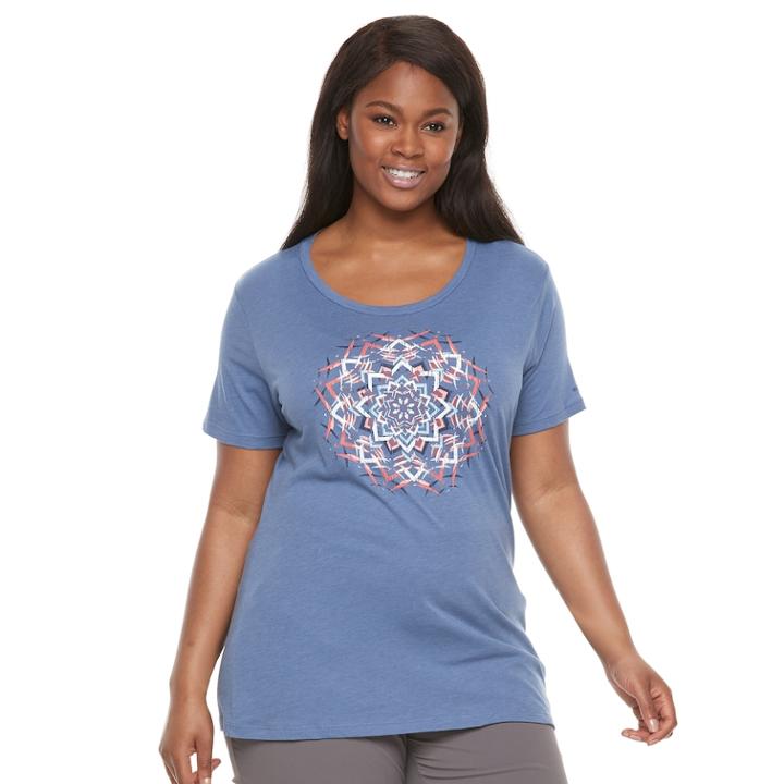 Plus Size Columbia Fairhaven Park Graphic Tee, Women's, Size: 3xl, Drk Purple