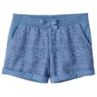 Girls 4-10 Jumping Beans&reg; Lace Front Shorts, Girl's, Size: 8, Blue (navy)