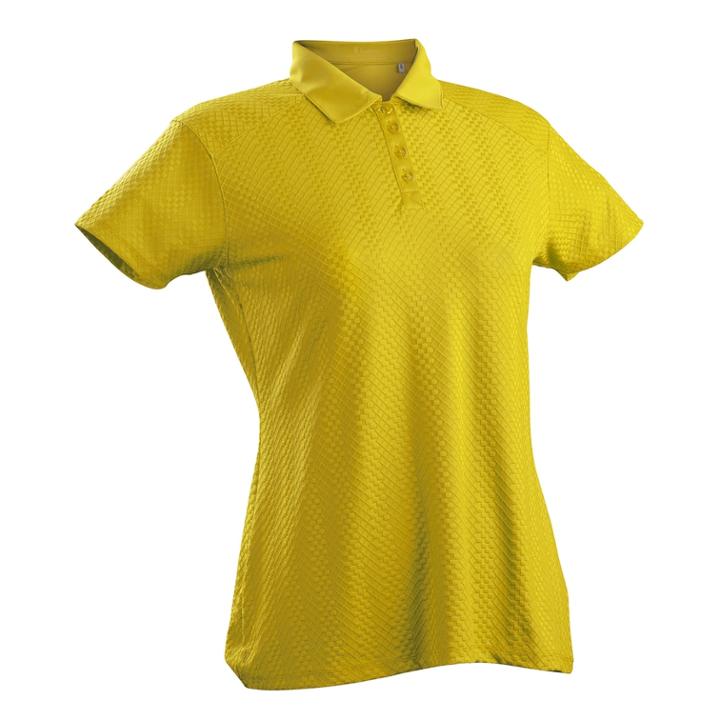 Plus Size Nancy Lopez Grace Short Sleeve Golf Polo, Women's, Size: 3xl, Gold