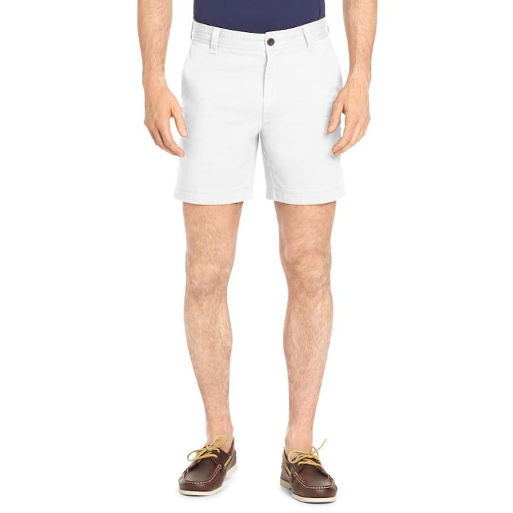 Men's Izod Stretch Saltwater Shorts, Size: 42, White