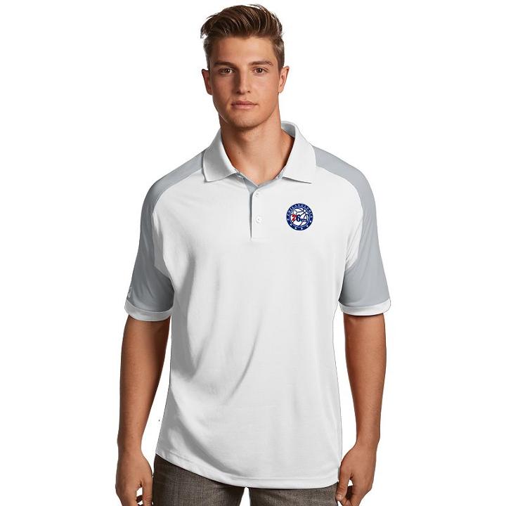 Men's Antigua Philadelphia 76ers Century Polo, Size: Xxl, Multicolor