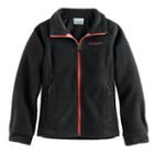 Girls 4-18 Columbia Three Lakes Lightweight Fleece Jacket, Size: Xl (18), Grey (charcoal)