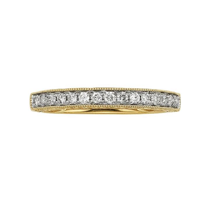 14k Gold 1/4-ct. T.w. Igl Certified Diamond Wedding Ring, Women's, Size: 9.50, White