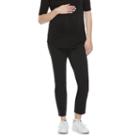 Maternity A:glow Belly Panel Slim Ankle Pants, Women's, Size: 6-mat, Black