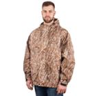 Men's Huntworth Camouflage Microfiber Hooded Rain Jacket, Size: Xxl, Grey