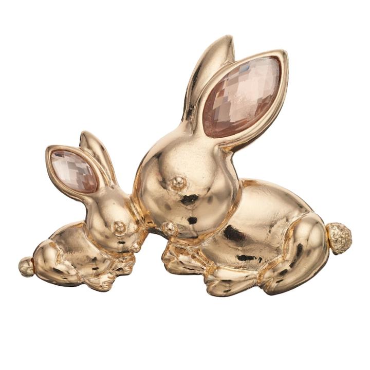 Napier Bunny Duo Pin, Women's, Gold