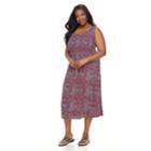 Plus Size Croft & Barrow&reg; Smocked Tank Dress, Women's, Size: 2xl, Med Pink