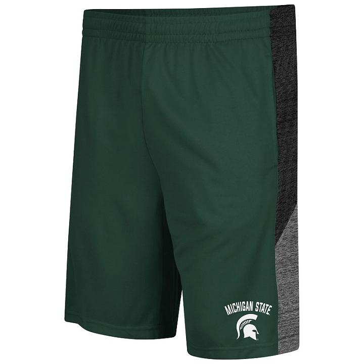 Men's Colosseum Michigan State Spartans Friction Shorts, Size: Xl, Dark Green