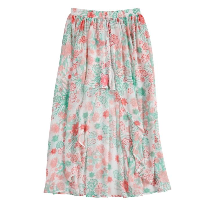 Disney Princess Girls 7-16 High-low Yoryu Maxi Skort, Size: Small, Multi