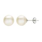Pearlustre By Imperial Freshwater Cultured Pearl Stud Earrings - 9 Mm, Women's, White