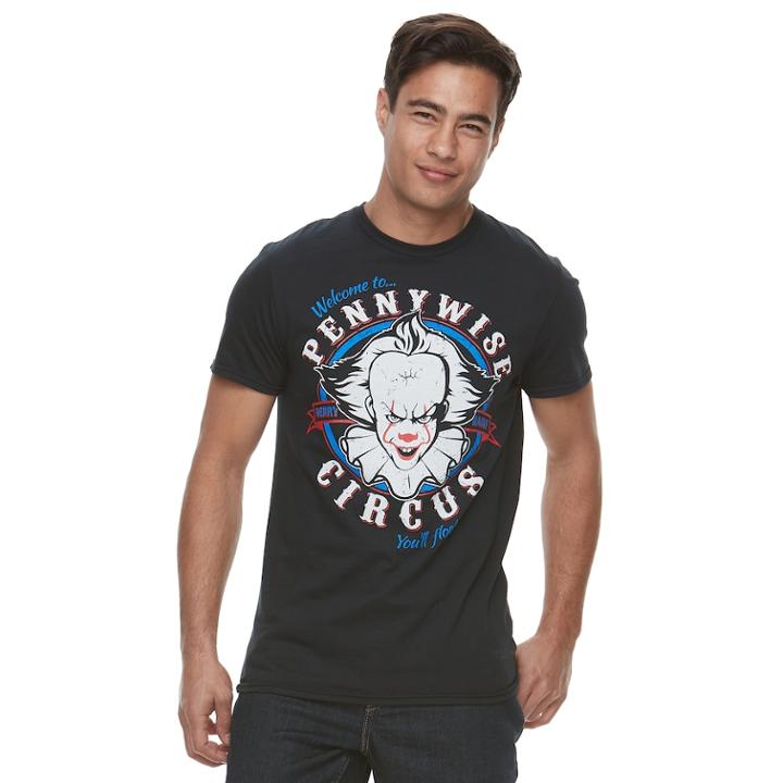 Men's It Pennywise Circus Tee, Size: Xxl, Black
