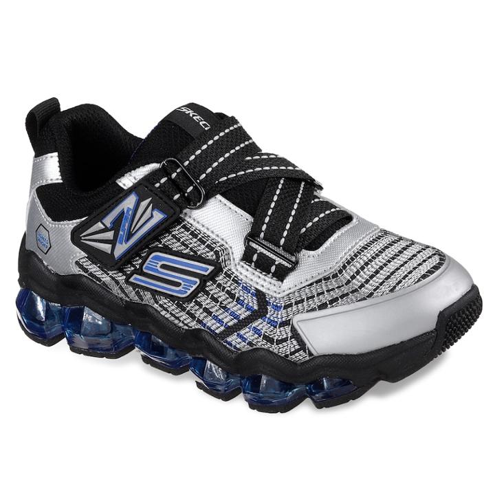 Skechers S Lights Turbo Flash Radex Boys' Light Up Shoes, Size: 11, Pink Ovrfl