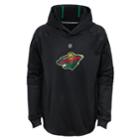 Boys 8-20 Minnesota Wild Mach Hoodie, Size: M 10-12, Black