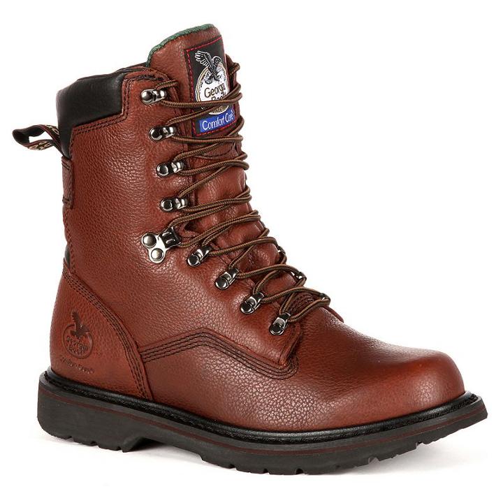 Georgia Boot Renegade Men's 8-in. Work Boots, Size: Medium (11.5), Dark Brown