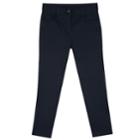 Girls 4-16 Chaps School Uniform Twill Ankle Pants, Size: 6, Blue (navy)