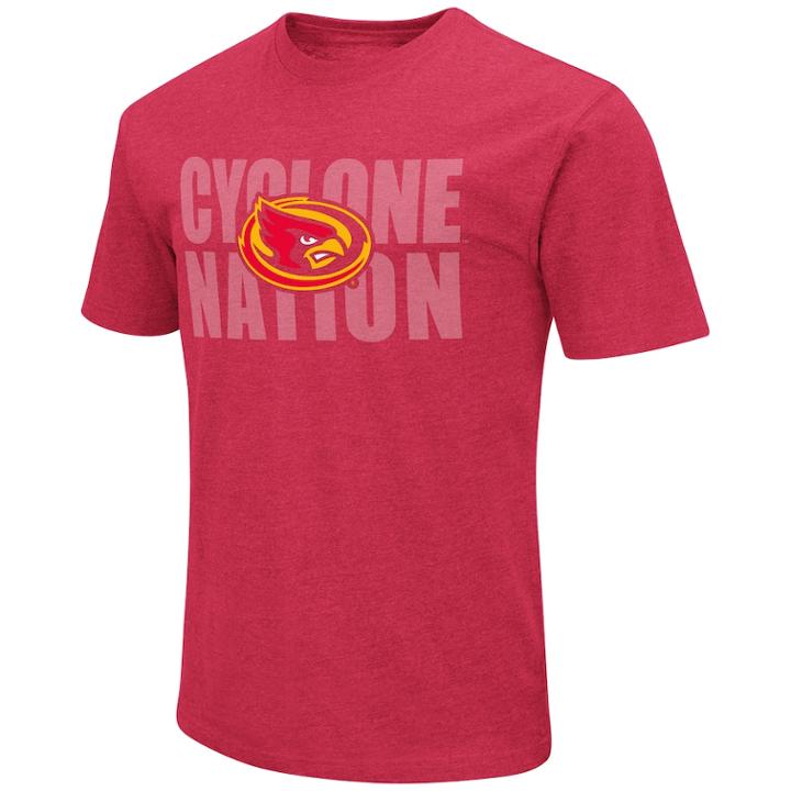 Men's Iowa State Cyclones Motto Tee, Size: Large, Med Red