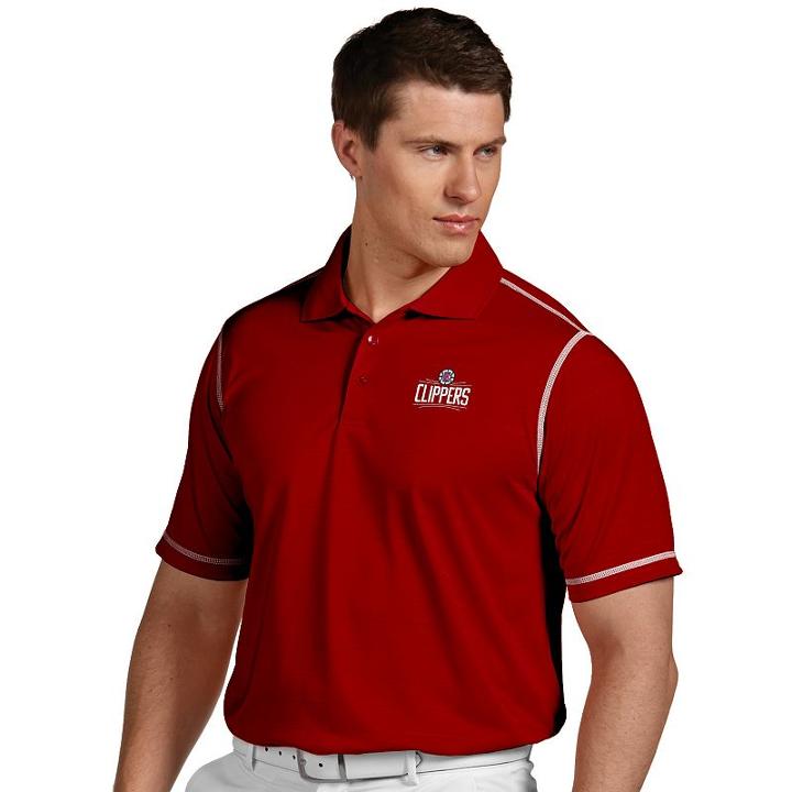 Men's Antigua Los Angeles Clippers Icon Polo, Size: Xxl, Blue Other