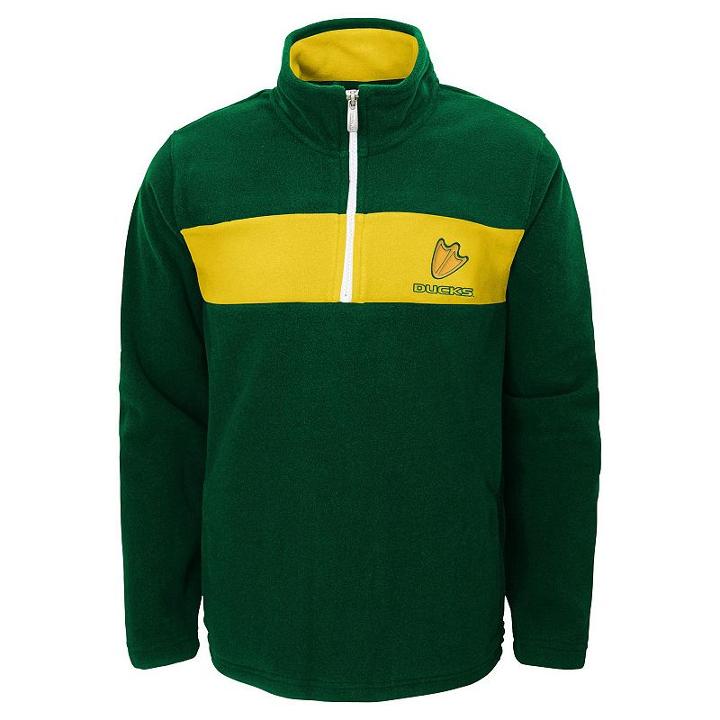 Boys 8-20 Oregon Ducks Horizon Fleece Pullover, Boy's, Size: Large, Green Oth