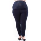 Plus Size Maternity Pip & Vine By Rosie Pope Full Belly Panel Skinny Jeans, Women's, Size: 2x-mat, Blue (navy)