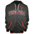 Men's Franchise Club Texas Tech Red Raiders Power Play Reversible Hooded Jacket, Size: Xl, Grey