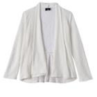 Girls Plus Size 2hip Lace Back Knit Cardigan, Girl's, Size: M Plus, Natural