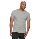Big & Tall Apt. 9&reg; Premier Flex Slim-fit Crewneck Lounge Tee, Men's, Size: Xl Tall, Grey
