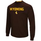 Men's Campus Heritage Wyoming Cowboys Setter Tee, Size: Small, Dark Brown
