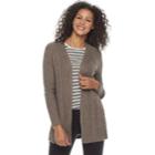 Women's Sonoma Goods For Life&trade; Sparkle Cable Knit Cardigan, Size: Xs, Med Brown