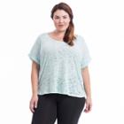 Plus Size Balance Collection Kimmy Keyhole Yoga Tee, Women's, Size: 2xl, Lt Green