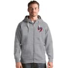 Men's Antigua Fc Dallas Victory Full-zip Hoodie, Size: Xxl, Grey