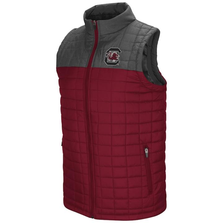 Men's South Carolina Gamecocks Amplitude Puffer Vest, Size: Small, Med Red