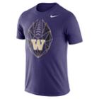 Men's Nike Washington Huskies Football Icon Tee, Size: Large, Purple