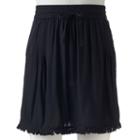 Women's Sonoma Goods For Life&trade; Pintuck Skirt, Size: Small, Black
