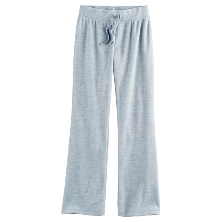 Girls 7-16 & Plus Size So&reg; Flare Sweatpants, Size: 12 1/2, Med Grey